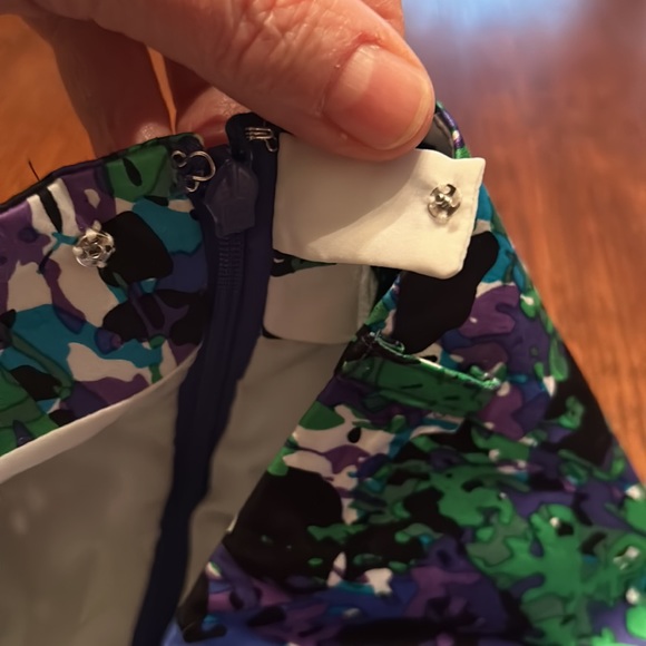 Beautiful Lined multi color skirt Sz 6 NWOT - Picture 14 of 14